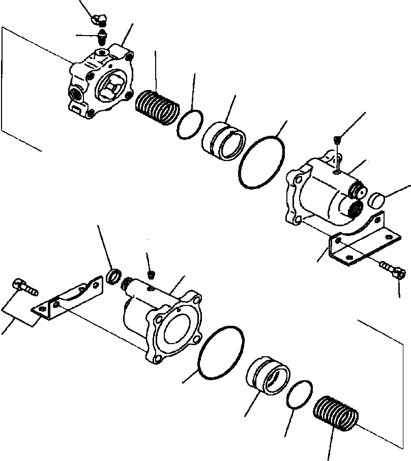 Схема запчастей Komatsu WA600-3LK - FIG. K7-A ТОРМОЗНАЯ ГИДРОЛИНИЯ - РЕГУЛ. УСИЛИЯ КАБИНА ОПЕРАТОРА И СИСТЕМА УПРАВЛЕНИЯ