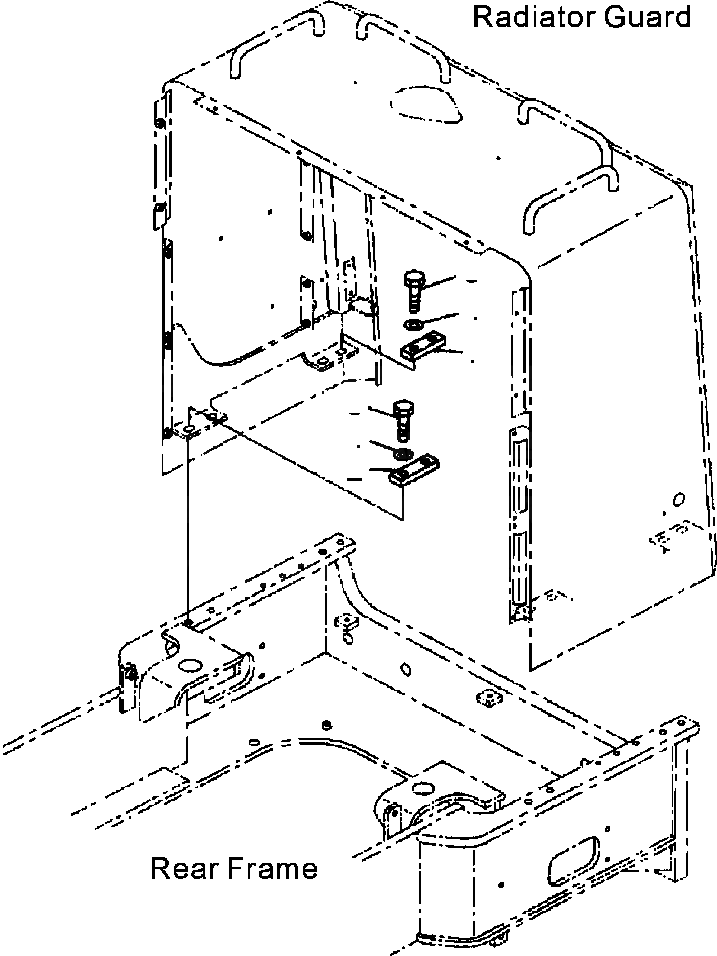 Схема запчастей Komatsu WA600-3LK - FIG. M-7A КАПОТ - ЗАЩИТА РАДИАТОРА КРЕПЛЕНИЕ ЧАСТИ КОРПУСА