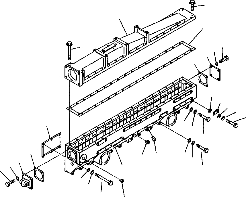 Схема запчастей Komatsu WA700-3L - FIG. A-AD ТРУБОПРОВОД ВПУСКА ВОЗДУХА ДВИГАТЕЛЬ