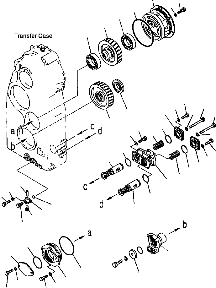 Схема запчастей Komatsu WA700-3L - FIG. F-A ПЕРЕДАЧА - МАГНИТ ASSEMBLY СИЛОВАЯ ПЕРЕДАЧА И КОНЕЧНАЯ ПЕРЕДАЧА