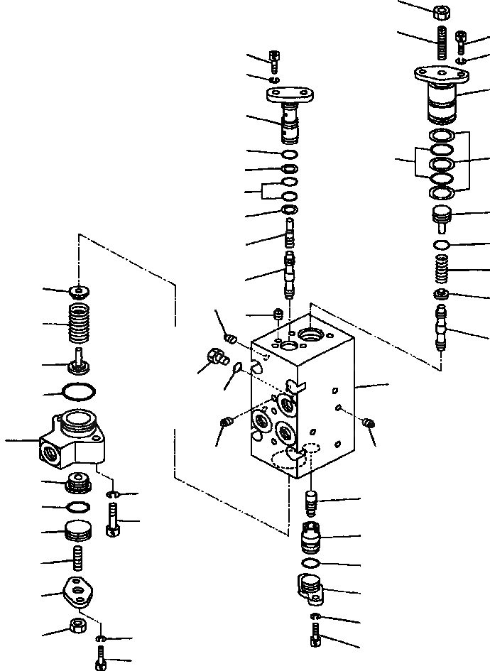 Схема запчастей Komatsu WA700-3L - FIG. H-A ПЕРЕКЛЮЧАТЕЛЬ НАСОС - КЛАПАН ASSEMBLY ГИДРАВЛИКА