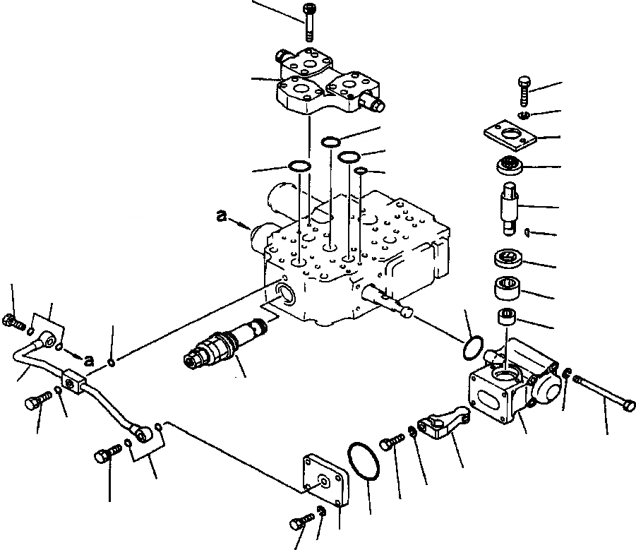Схема запчастей Komatsu WA700-1L - РУЛЕВ. УПРАВЛЕНИЕ ЗАПРАШИВАЮЩ. КЛАПАН (/) РУЛЕВ. УПРАВЛЕНИЕ СИСТЕМА УПРАВЛЕНИЯ