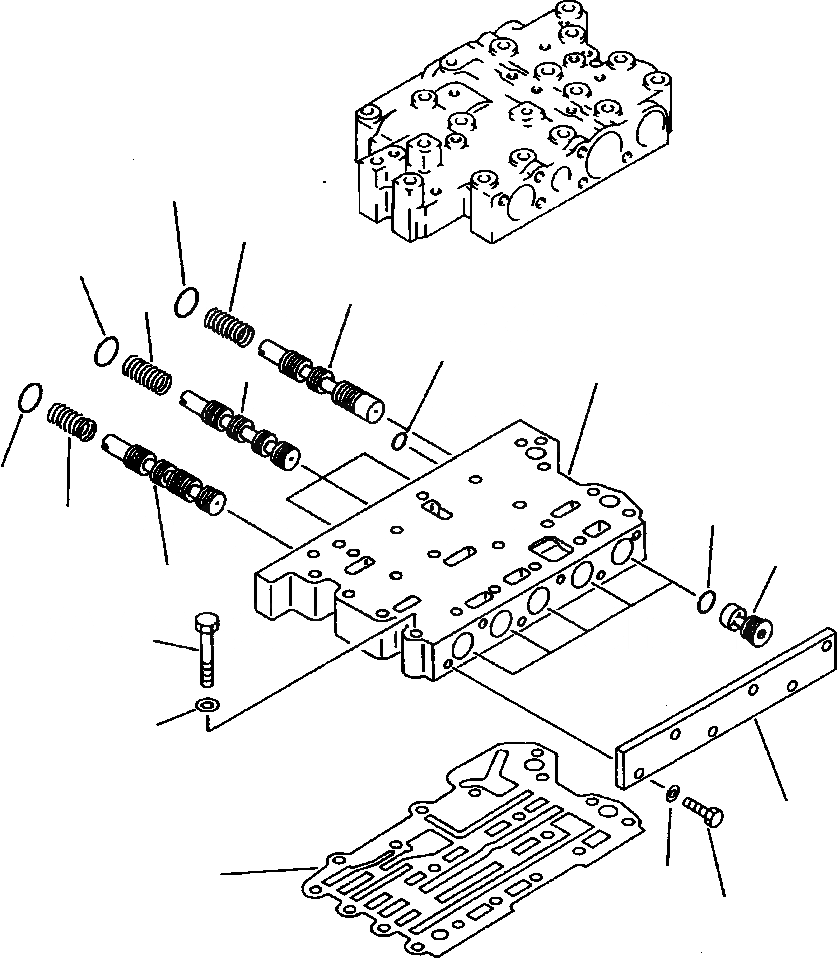 Схема запчастей Komatsu WA800-2L - КЛАПАН УПРАВЛЕНИЯ ТРАНСМИССИЕЙ (/) ГИДРОТРАНСФОРМАТОР И ТРАНСМИССИЯ