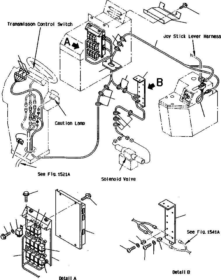 Схема запчастей Komatsu WA800-2LC - FIG NO. 7 ЭЛЕКТРИКА (/) КОМПОНЕНТЫ ДВИГАТЕЛЯ & ЭЛЕКТРИКА