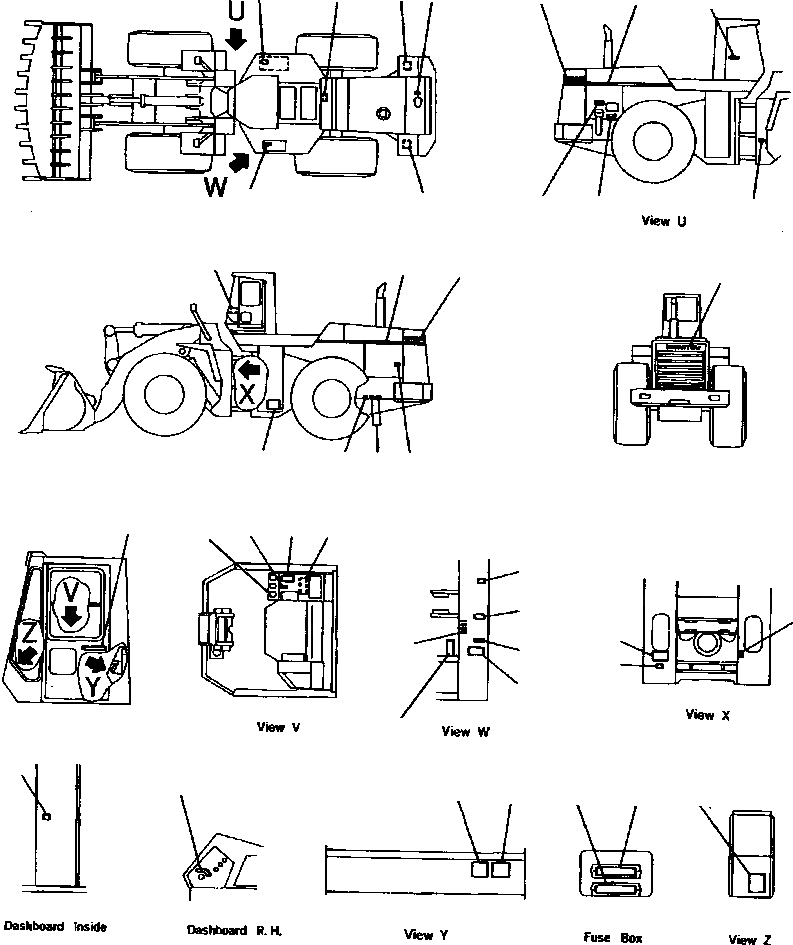 Схема запчастей Komatsu WA800-2LC - FIG NO. 98B МАРКИРОВКА МАРКИРОВКАS, ИНСТРУМЕНТ & КОМПЛЕКТS