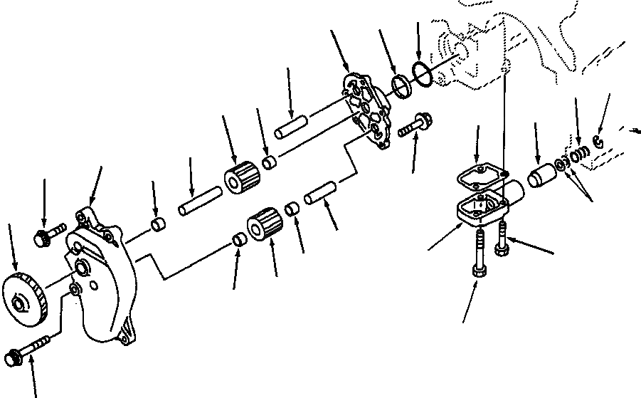 Схема запчастей Komatsu WA800-2LC - СМАЗЫВ. НАСОС СИСТЕМА СМАЗКИ МАСЛ. СИСТЕМА
