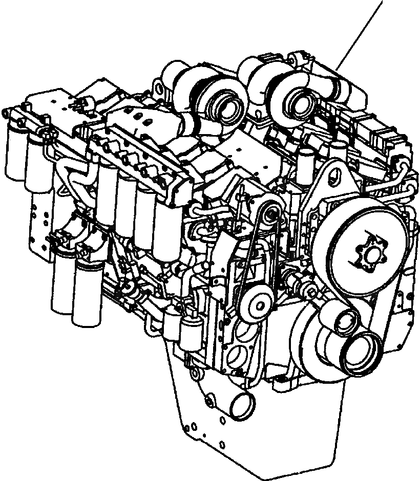 Схема запчастей Komatsu WA800-2LC - ДВИГАТЕЛЬ ASSEMBLY КОМПЛЕКТ ПРОКЛАДОКS И REPВОЗД. КОМПЛЕКТS