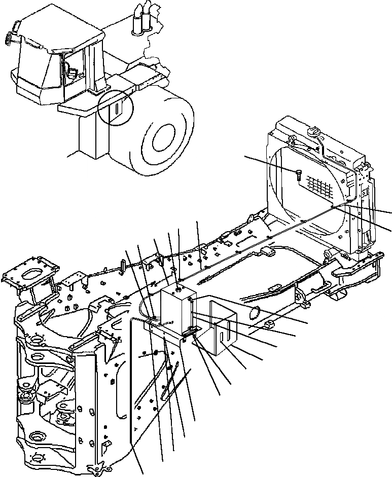 Схема запчастей Komatsu WA800-3LC - C-A РАДИАТОР АКСЕССУАРЫ ГРУППА СИСТЕМА ОХЛАЖДЕНИЯ