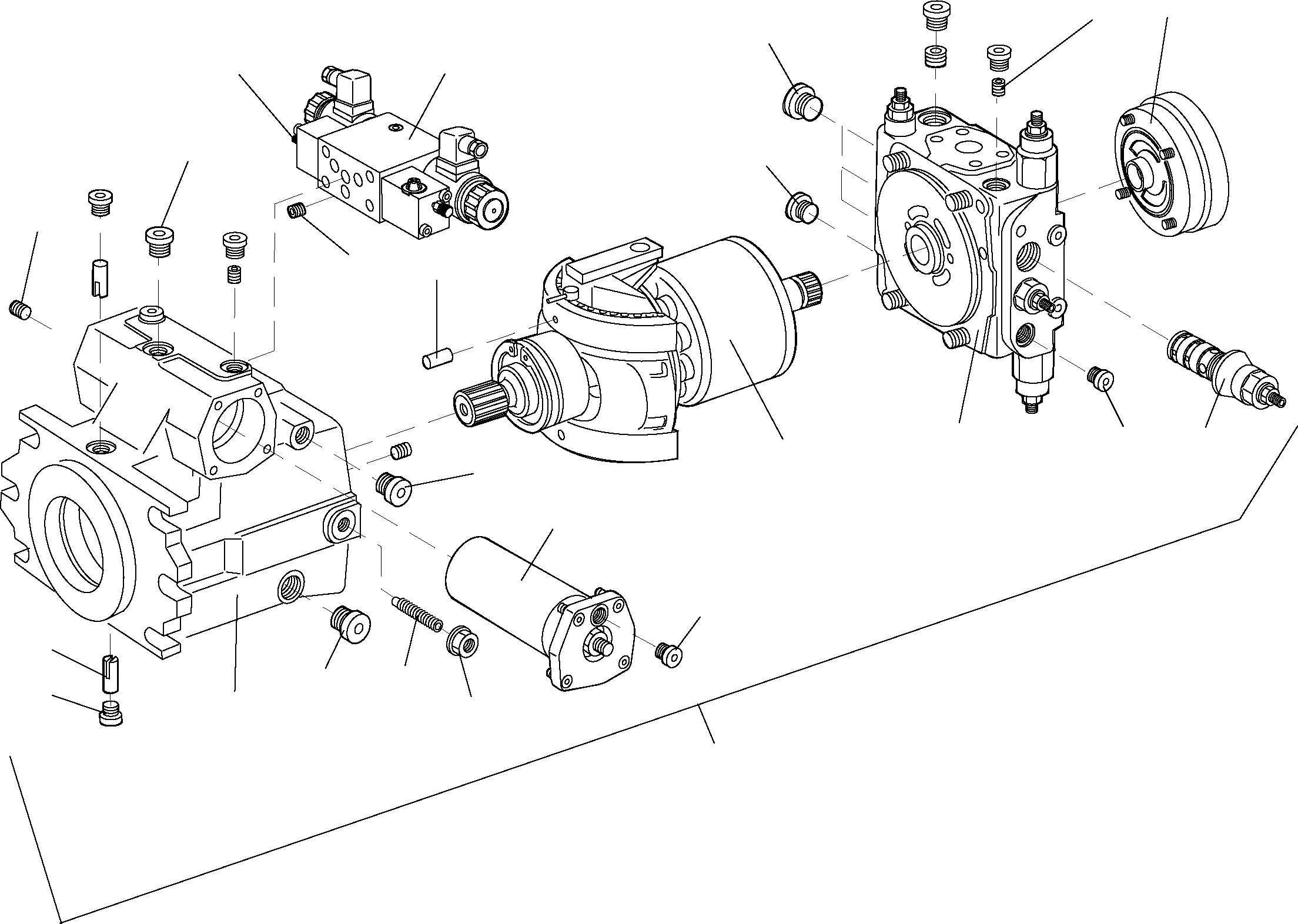 Схема запчастей Komatsu WA80-5 - AXIAL ПОРШЕНЬ НАСОС ТРАНСМИССИЯ, КРЕСТОВИНА