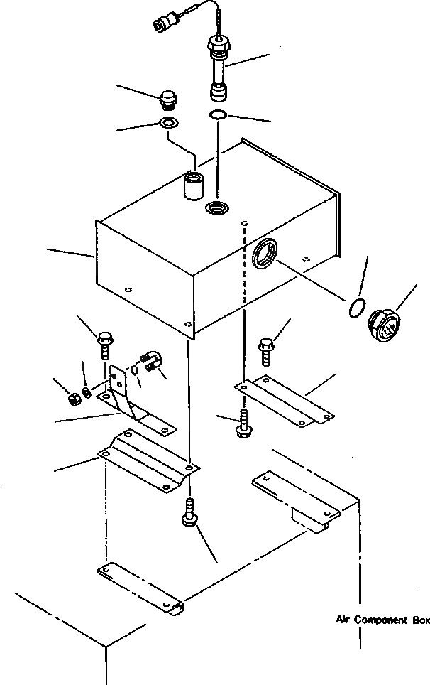 Схема запчастей Komatsu WA900-1L - FIG NO. 7B ТОРМОЗ. МАСЛОПРОВОДЯЩАЯ ЛИНИЯ (ТОРМОЗ. МАСЛ. БАК) ВЕДУЩ. ВАЛ