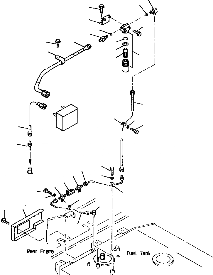 Схема запчастей Komatsu WA900-1LC A20008-UP - FIG NO. ТОПЛИВОПРОВОД. КОМПОНЕНТЫ ДВИГАТЕЛЯ & ЭЛЕКТРИКА