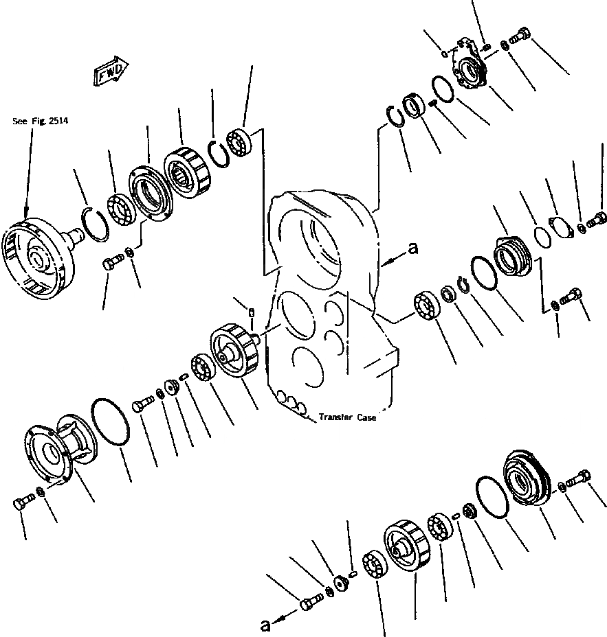 Схема запчастей Komatsu WA900-1LC A20008-UP - ТРАНСМИССИЯ (ВЫХОДНОЙ ВАЛ /) ГИДРОТРАНСФОРМАТОР И ТРАНСМИССИЯ