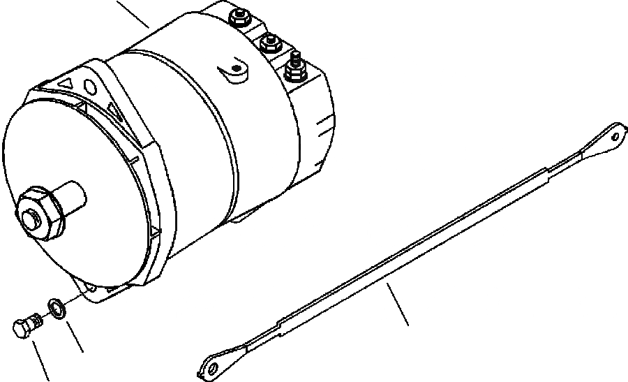 Схема запчастей Komatsu WA900-3LC - A9-A9A ГЕНЕРАТОР GROUND WIRE С AMP ГЕНЕРАТОР ДВИГАТЕЛЬ