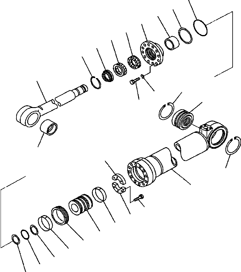 Схема запчастей Komatsu WA900-3LC - J-A ЦИЛИНДР РУЛЕВ. УПР-ЯS ОСНОВНАЯ РАМА И ЕЕ ЧАСТИ