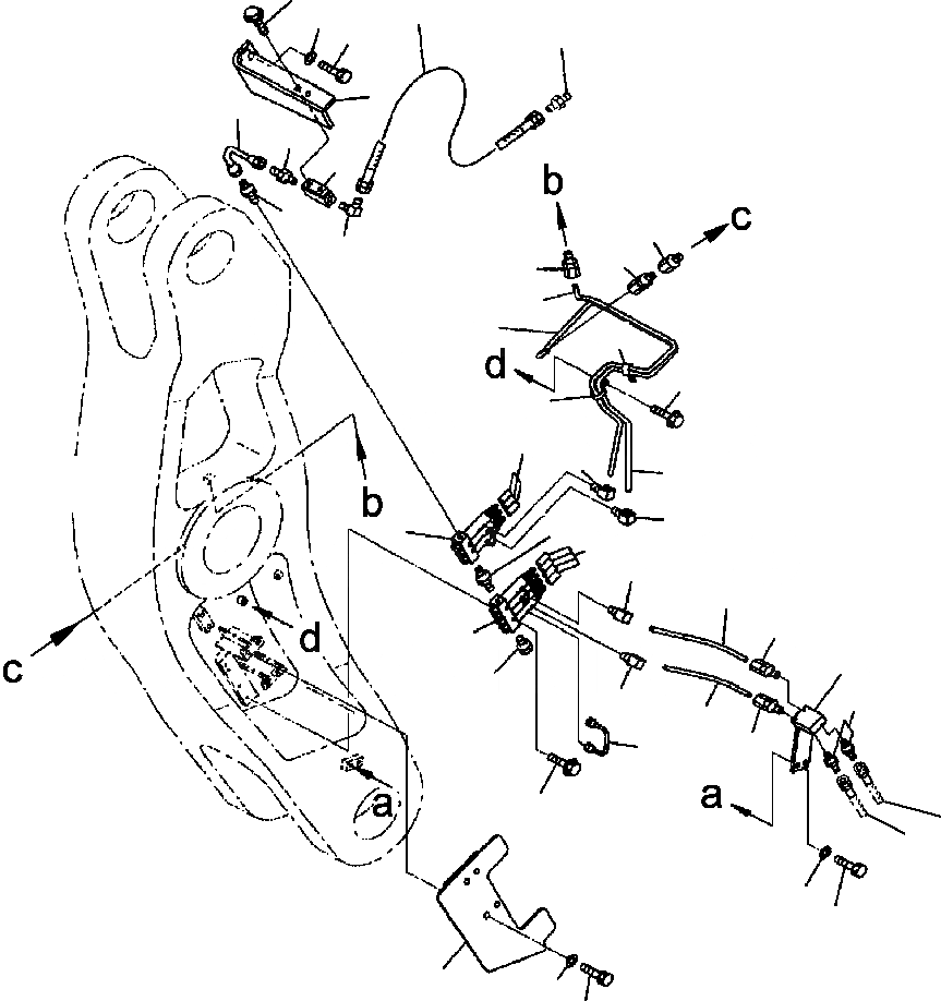 Схема запчастей Komatsu WA900-3LC - J7-A АВТОМАТИЧ. СМАЗ. КОЛЕНЧАТЫЙ РЫЧАГ ОСНОВНАЯ РАМА И ЕЕ ЧАСТИ