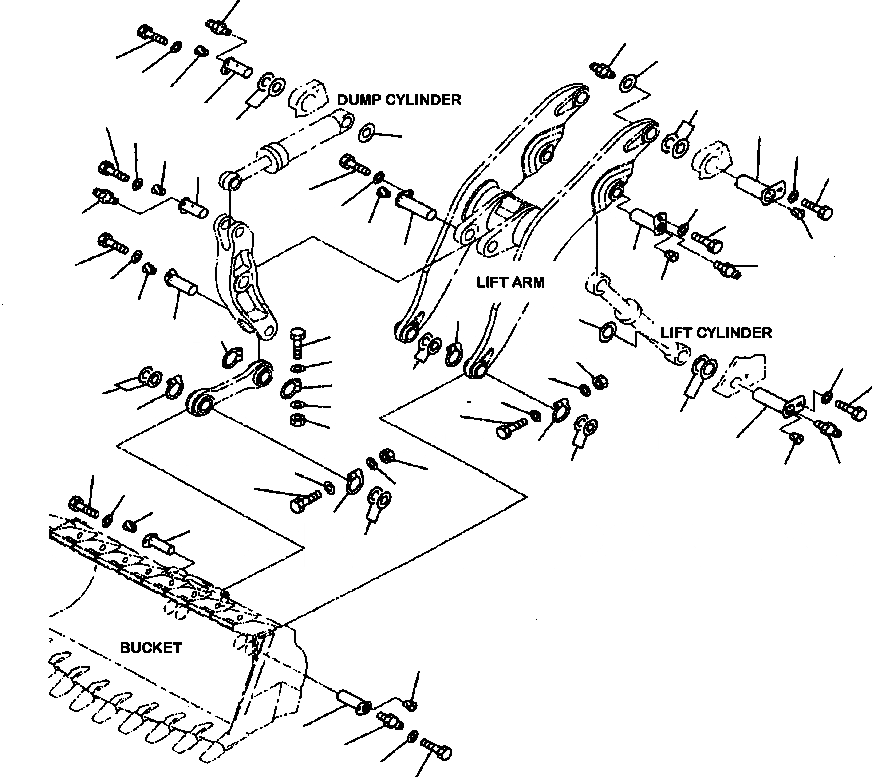 Схема запчастей Komatsu WA900-3LC - T-A РУКОЯТЬ И КОЛЕНЧАТЫЙ РЫЧАГ ПАЛЕЦ РАБОЧЕЕ ОБОРУДОВАНИЕ