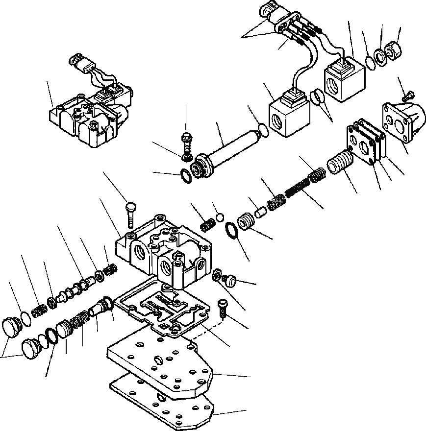 Схема запчастей Komatsu WB140-2N - FIG. F-A ТРАНСМИССИЯ (WD) - УПРАВЛЯЮЩ. КЛАПАН СИЛОВАЯ ПЕРЕДАЧА И КОНЕЧНАЯ ПЕРЕДАЧА