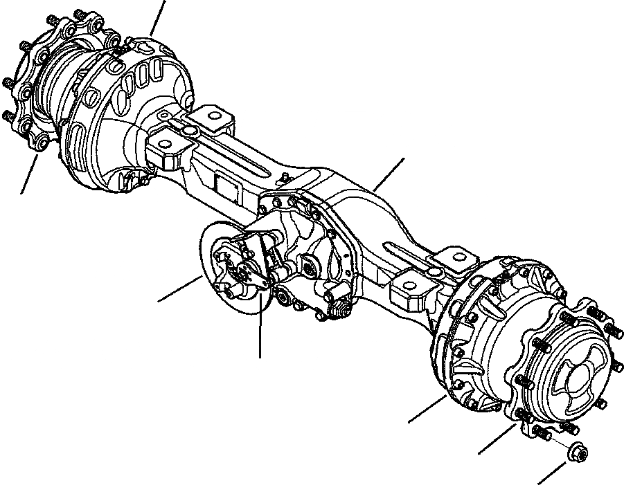 Схема запчастей Komatsu WB146-5 - F-A ЗАДН. МОСТ COMPLETE ASSEMBLY СИЛОВАЯ ПЕРЕДАЧА И КОНЕЧНАЯ ПЕРЕДАЧА