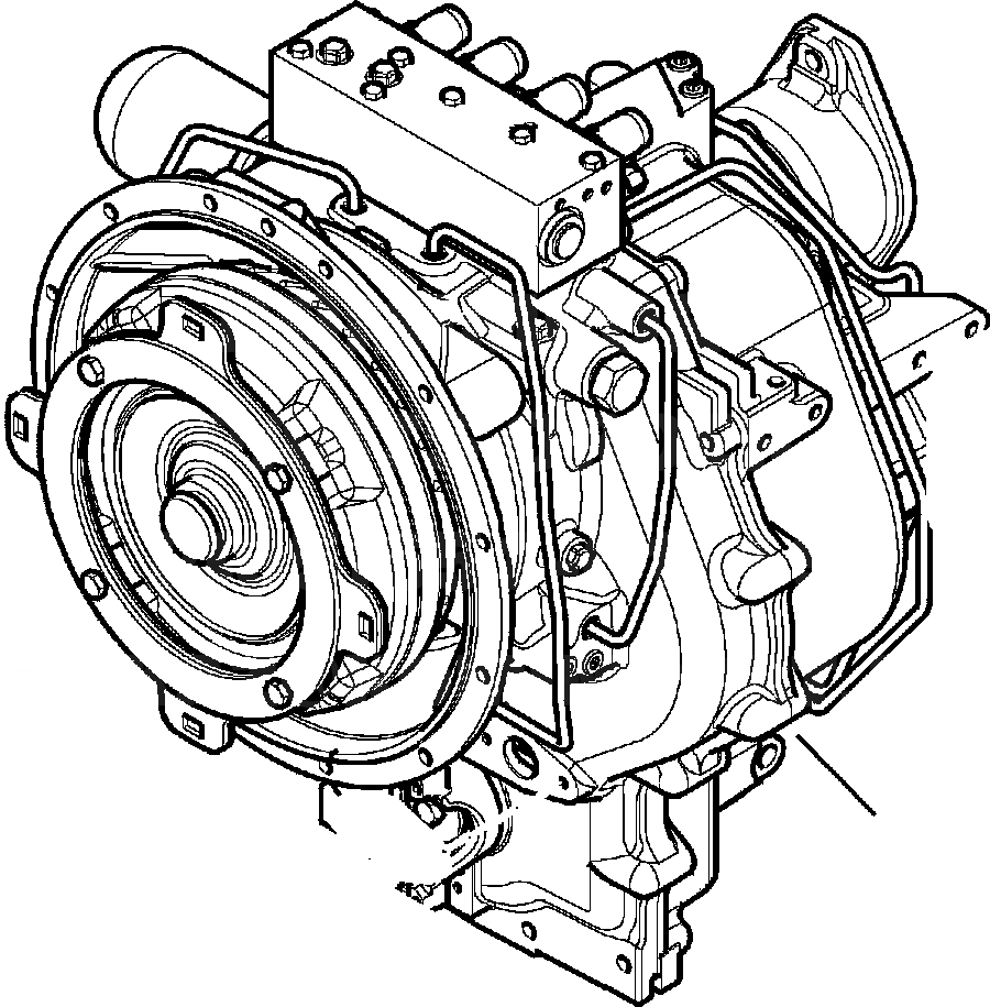 Схема запчастей Komatsu WB146PS-5 - F-A ТРАНСМИССИЯ COMPLETE ASSEMBLY СИЛОВАЯ ПЕРЕДАЧА И КОНЕЧНАЯ ПЕРЕДАЧА