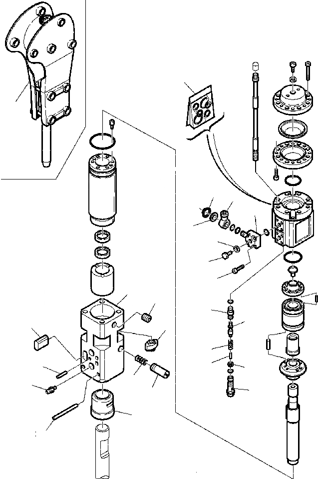 Схема запчастей Komatsu WB150-2N - FIG. T78-A МОЛОТ M - ВЕРХН. ASSEMBLY РАБОЧЕЕ ОБОРУДОВАНИЕ