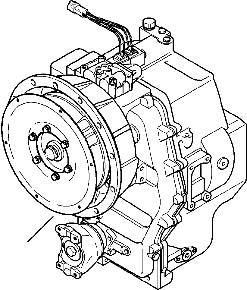 Схема запчастей Komatsu WB150-2N - FIG. F-A ТРАНСМИССИЯ - COMPLETE ASSEMBLY СИЛОВАЯ ПЕРЕДАЧА И КОНЕЧНАЯ ПЕРЕДАЧА