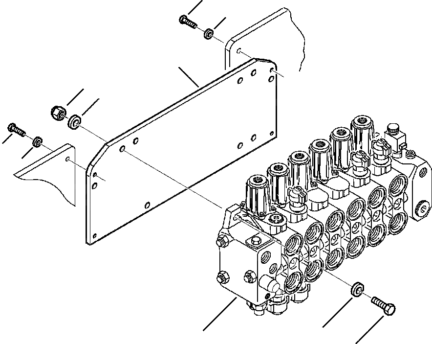 Схема запчастей Komatsu WB150-2N - FIG. K-PA PPC СИСТЕМА - ЭКСКАВАТ. КЛАПАН КРЕПЛЕНИЕ КАБИНА ОПЕРАТОРА И СИСТЕМА УПРАВЛЕНИЯ