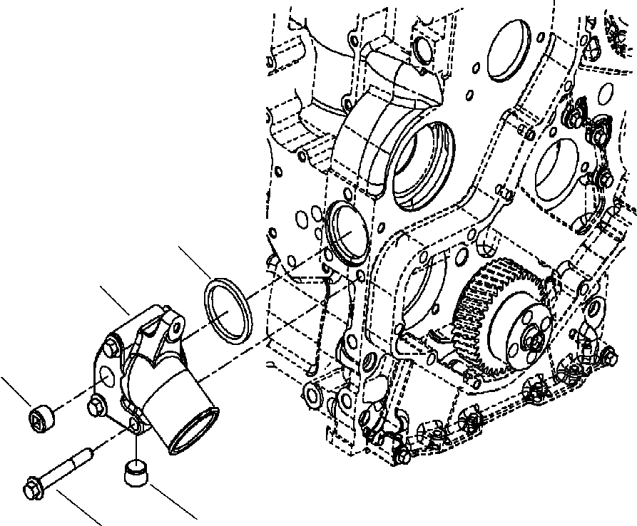 Схема запчастей Komatsu WB156PS-5 - A-AA ВОДН. ВХОДН. СОЕДИН-Е ДВИГАТЕЛЬ