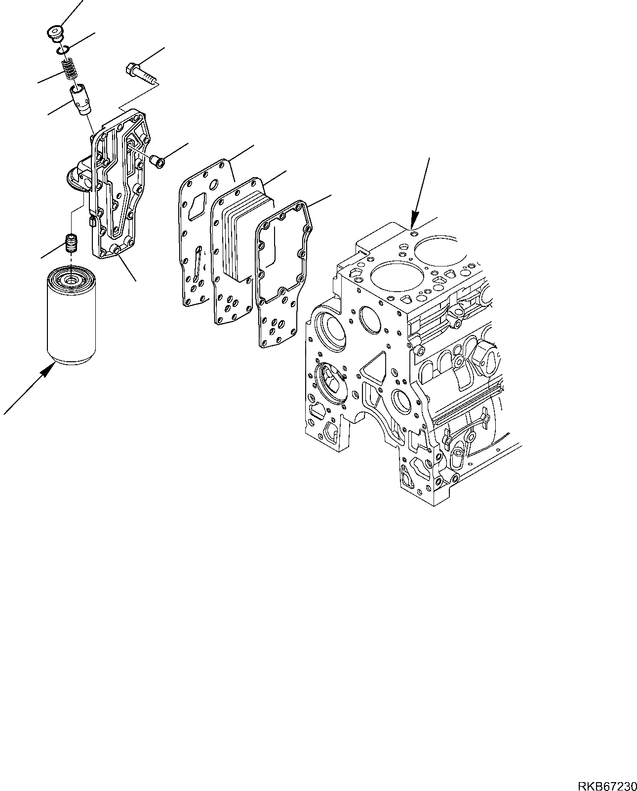 Схема запчастей Komatsu WB97R-5E0 - 4922 20 ДВИГАТЕЛЬ