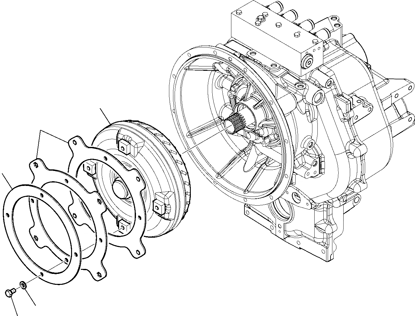 Схема запчастей Komatsu WB97S-5 - ТРАНСМИССИЯ (9/9) РАМА