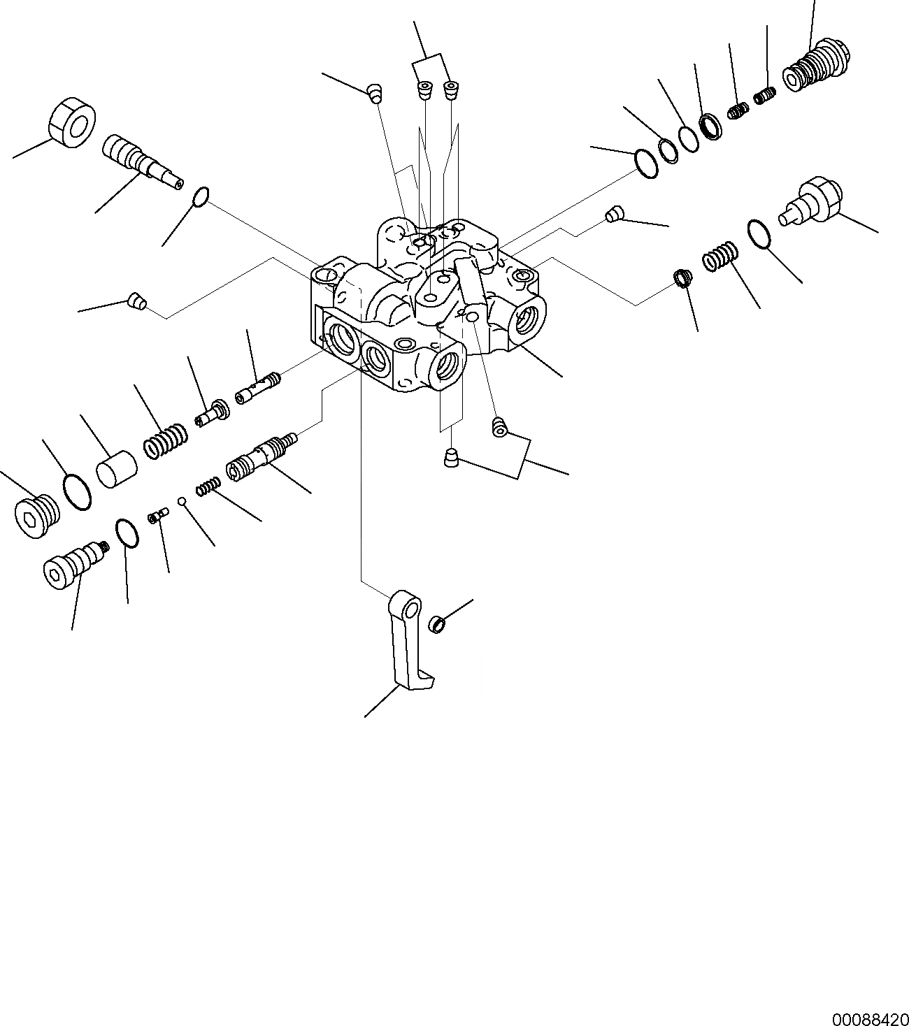 Схема запчастей Komatsu WB97S-5E0 - ГИДР. НАСОС. (/) РАБОЧЕЕ ОБОРУДОВАНИЕ ГИДРАВЛИКА