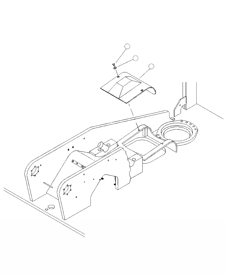 Схема запчастей Komatsu XT430L-2 - J-A ПОВОРОТНОЕ СОЕДИНЕНИЕ COVER РАМА И ITS КОМПОНЕНТЫ