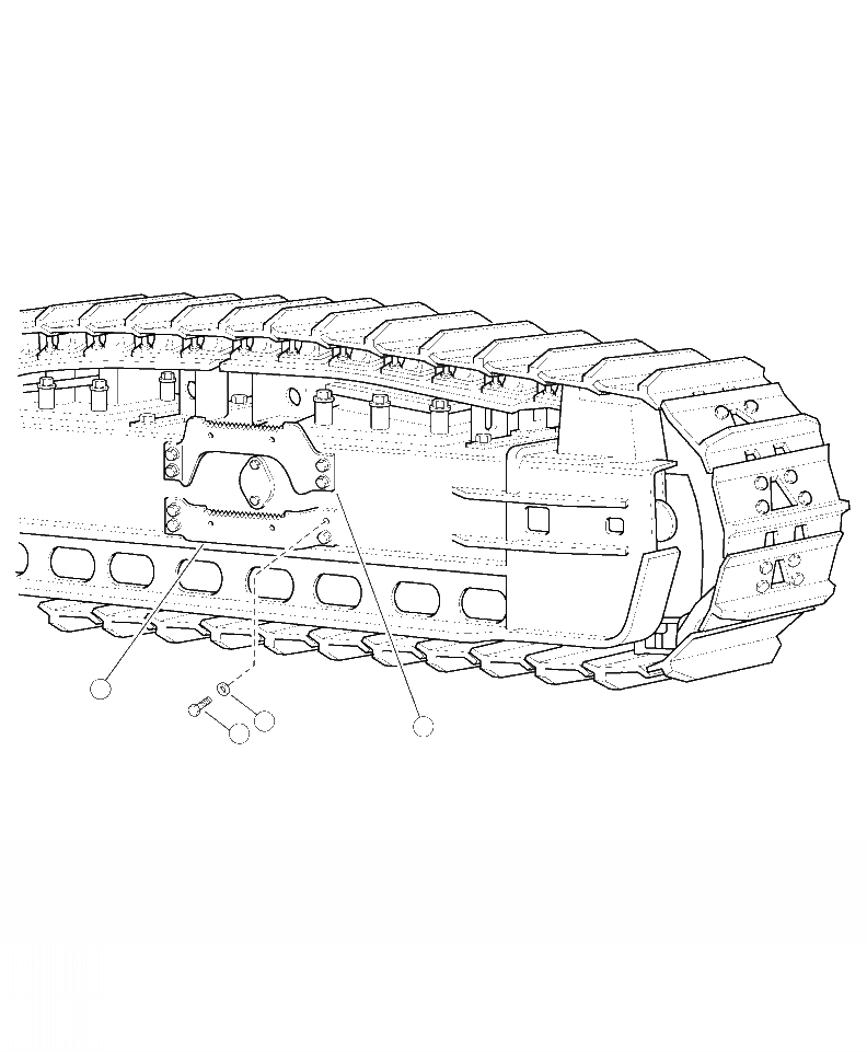 Схема запчастей Komatsu XT430L-2 - R-A ГУСЕНИЧНАЯ РАМА СТУПЕНИ НИЖН.CARRIAGE