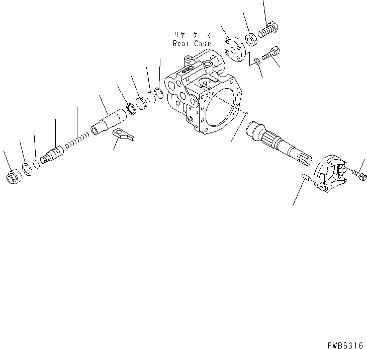 Схема запчастей Komatsu PC200-6S - ОСНОВН. НАСОС (7/) (ДЛЯ CUSTOM) (№C-) ОСНОВН. КОМПОНЕНТЫ И РЕМКОМПЛЕКТЫ