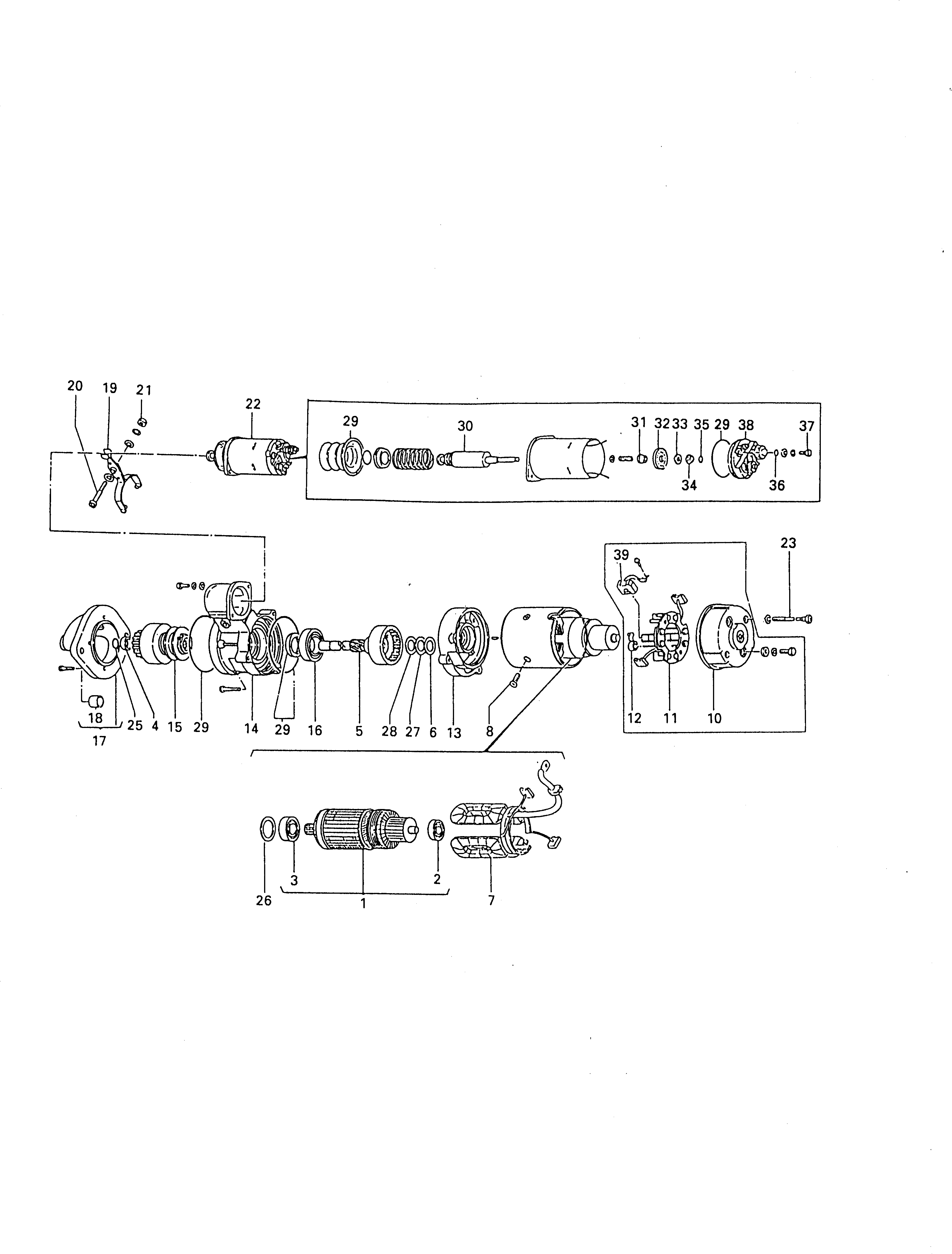 Схема запчастей Komatsu C240-1-F - STARTER (NIKKO) ДВИГАТЕЛЬ