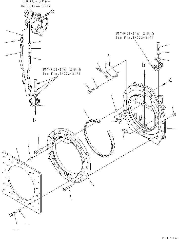 Схема запчастей Komatsu CBR304-2 - КРЕПЛЕНИЕ ОСНОВ. (BASIC ROTATOR) ДЛЯ ДВОЙН. МАЧТА (ВРАЩАЮЩ. ТИП КРЕПЛЕНИЕ ОСНОВ.)