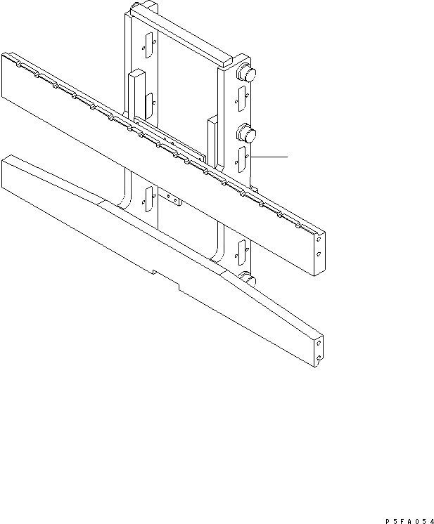 Схема запчастей Komatsu CBW608-1 - КРЕПЛЕНИЕ ОСНОВ. (BOARD) КРЕПЛЕНИЕ ОСНОВ. (INDEPENDENT STROKE ТИП)