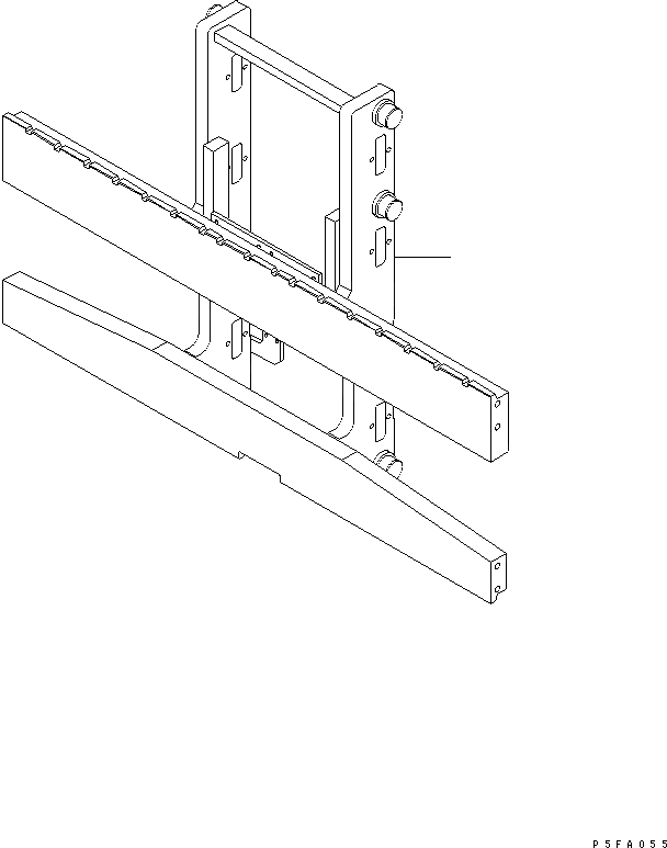 Схема запчастей Komatsu CBW708-1 - КРЕПЛЕНИЕ ОСНОВ. (BOARD) КРЕПЛЕНИЕ ОСНОВ. (INDEPENDENT STROKE ТИП)