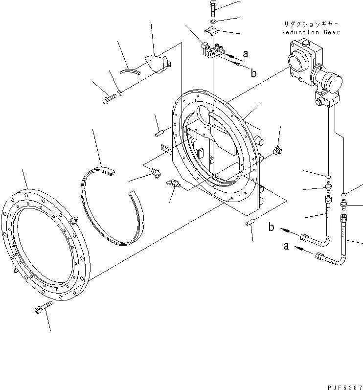 Схема запчастей Komatsu CDR157-1 - КРЕПЛЕНИЕ ОСНОВ. (BASIC ROTATOR) ДЛЯ ДВОЙН. МАЧТА (ВРАЩАЮЩ. ТИП КРЕПЛЕНИЕ ОСНОВ.)