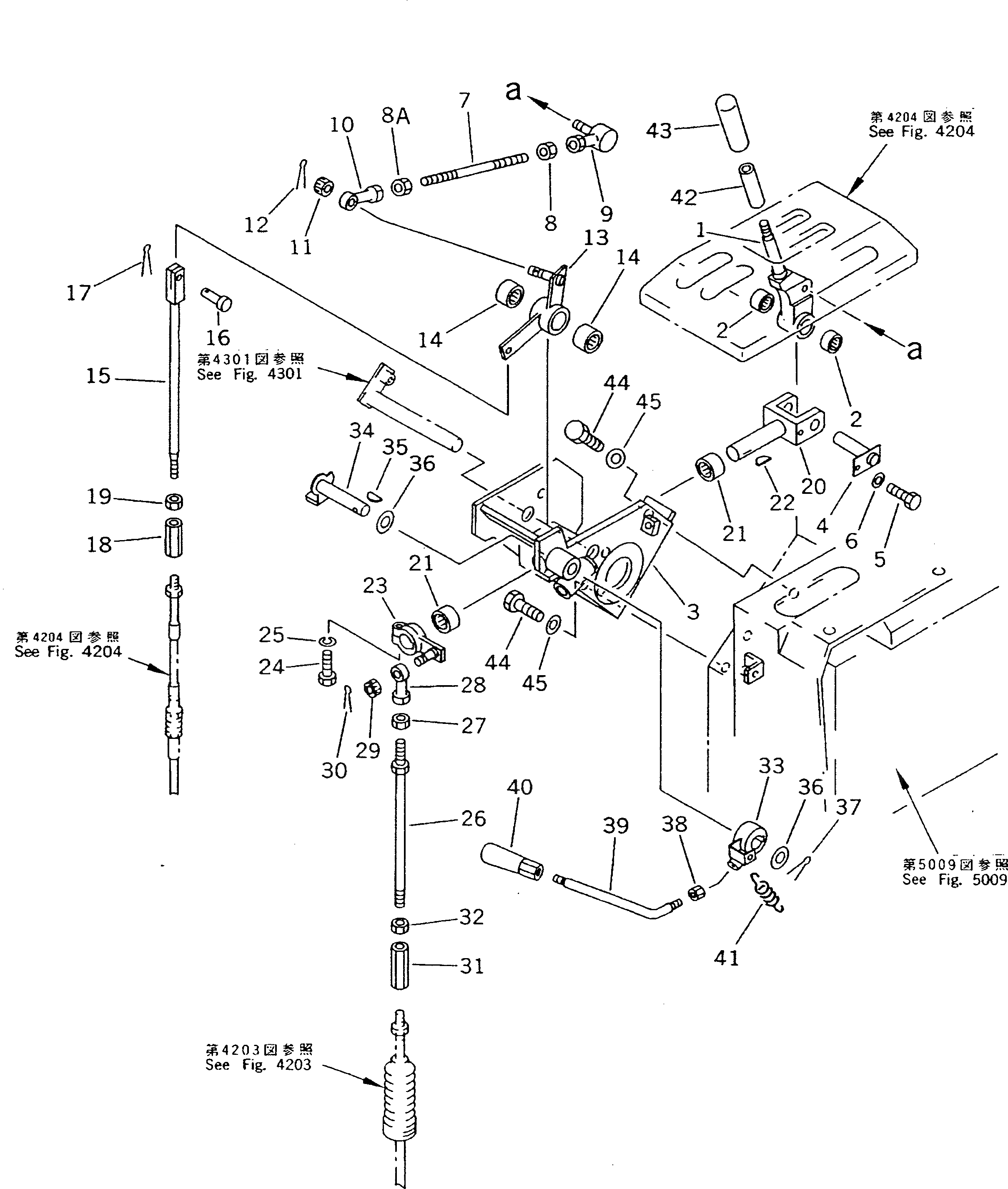 Схема запчастей Komatsu D135A-2 - РЫЧАГ УПРАВЛ-Я ТРАНСМИССИЕЙ СИСТЕМА УПРАВЛЕНИЯ