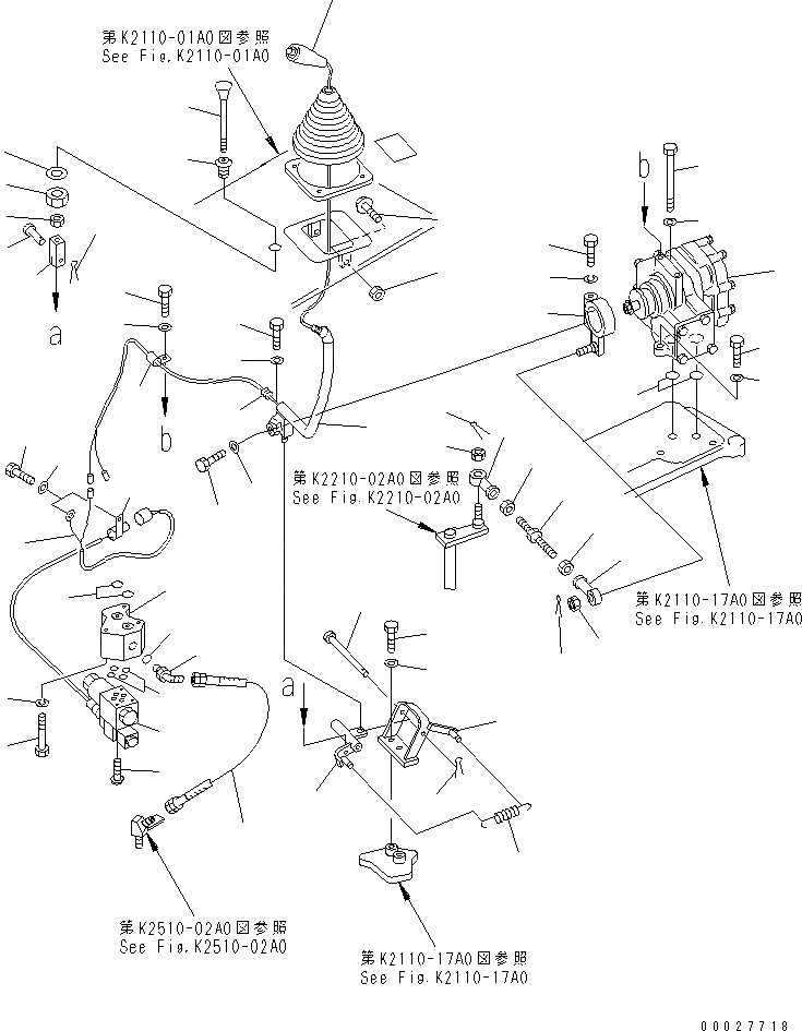 Схема запчастей Komatsu D155A-2A - СЕРВОКЛАПАН(№787-) КАБИНА ОПЕРАТОРА И СИСТЕМА УПРАВЛЕНИЯ
