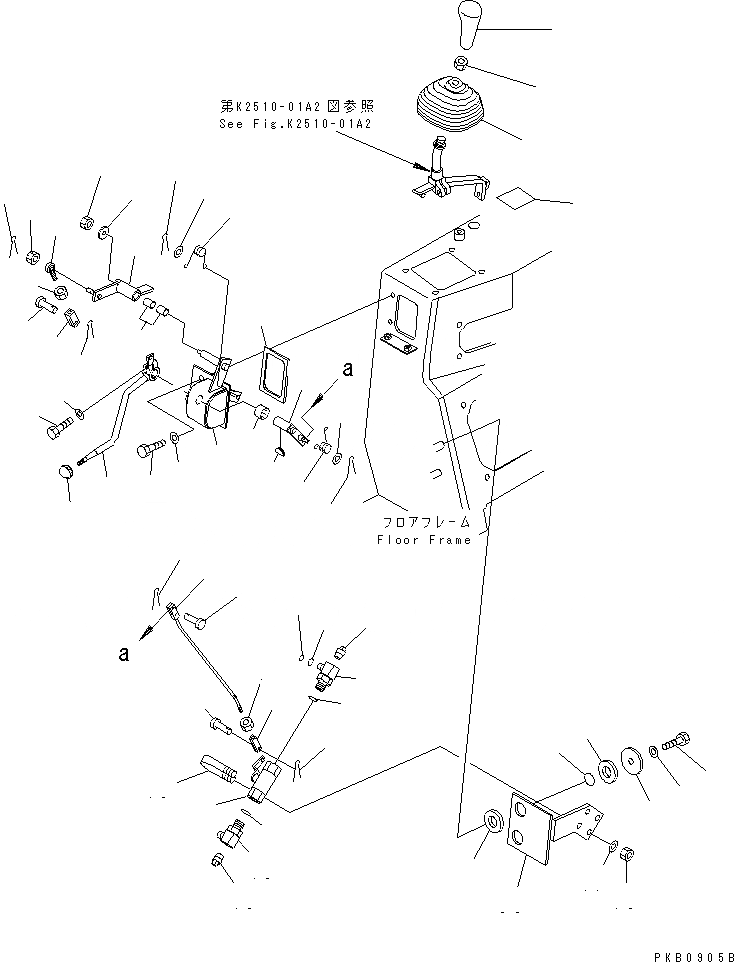 Схема запчастей Komatsu D155A-3 - ОТВАЛ УПРАВЛ-Е¤ ПОВОРОТНЫЙ ОТВАЛ (РЫЧАГ БЛОКИРОВКИ И КЛАПАН) КАБИНА ОПЕРАТОРА И СИСТЕМА УПРАВЛЕНИЯ