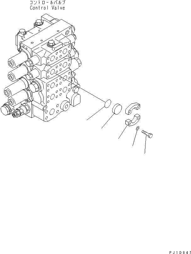 Схема запчастей Komatsu D155A-5 - РЫХЛИТЕЛЬ BLANK ЧАСТИ (ДЛЯ ETHIOPIA)(№8-) ГИДРАВЛИКА