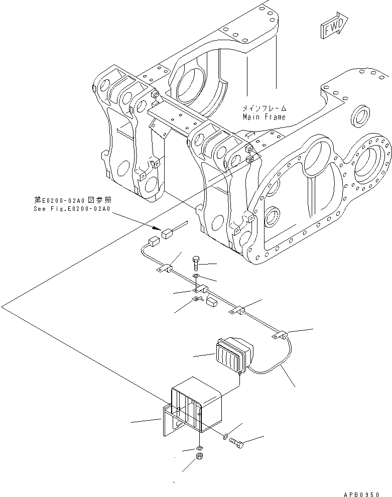 Схема запчастей Komatsu D155A-5 - РЫХЛИТЕЛЬ LIGHT (ПРАВ.) РАБОЧЕЕ ОБОРУДОВАНИЕ