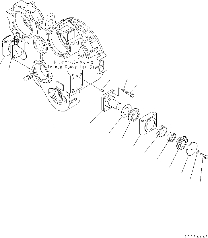 Схема запчастей Komatsu D155A-6 - СИЛОВАЯ ПЕРЕДАЧА (ЭЛЕМЕНТЫ КРЕПЛЕНИЯ)(№8-) СИЛОВАЯ ПЕРЕДАЧА И КОНЕЧНАЯ ПЕРЕДАЧА