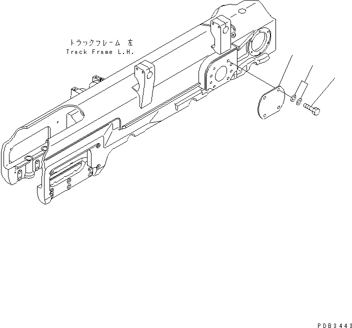 Схема запчастей Komatsu D155AX-3 - TRUNNION LESS (ДЛЯ ТРАНСПОРТИРОВКИ) РАБОЧЕЕ ОБОРУДОВАНИЕ
