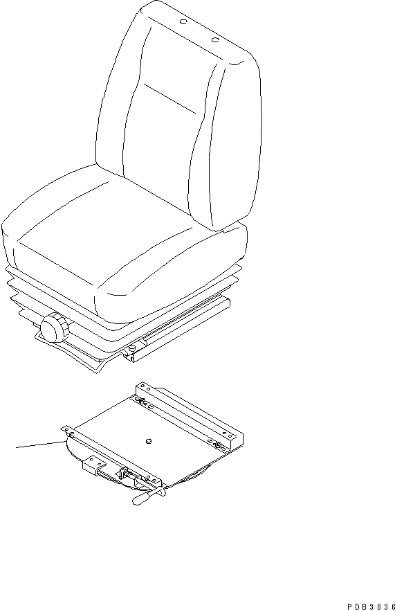 Схема запчастей Komatsu D155AX-3 - TURN TABLE(№-) КАБИНА ОПЕРАТОРА И СИСТЕМА УПРАВЛЕНИЯ