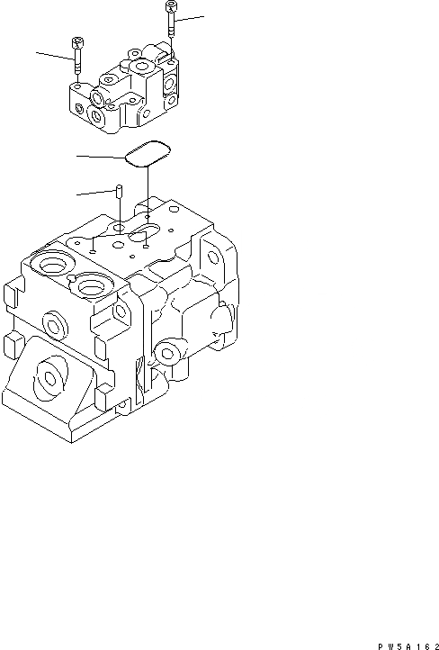 Схема запчастей Komatsu D155AX-6A - НАСОС ВЕНТИЛЯТОРА (/)(№8-) ОСНОВН. КОМПОНЕНТЫ И РЕМКОМПЛЕКТЫ