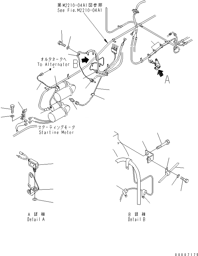 Схема запчастей Komatsu D155C-1 - КАБЕЛЬ СТАРТЕРА (ДЛЯ ДВИГАТЕЛЬ) (МОРОЗОУСТОЙЧИВ. СПЕЦ-Я (A) СПЕЦ-Я.)(№8-) ЭЛЕКТРИКА
