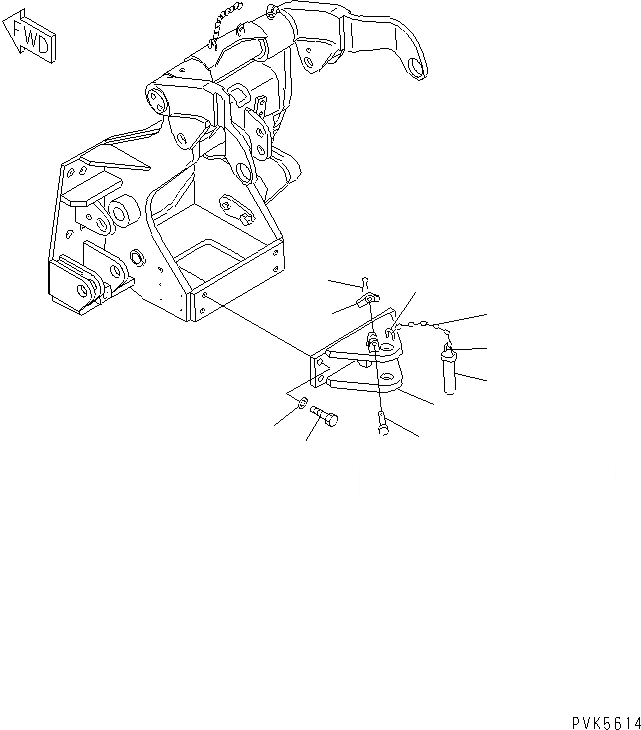 Схема запчастей Komatsu D20A-7-M - СЦЕПНОЕ УСТРОЙСТВО (ДЛЯ -POINT СЦЕПКА) РАБОЧЕЕ ОБОРУДОВАНИЕ