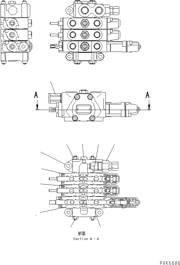 Схема запчастей Komatsu D20A-7-M - ОСНОВН. КЛАПАН(№899-) ОСНОВН. КОМПОНЕНТЫ И РЕМКОМПЛЕКТЫ